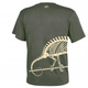 Футболка Helikon-Tex T-Shirt «Full Body Skeleton» Olive Green L - зображення 2