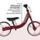 Велобіг Hudora Classic Balance Bike 12 Burgundy (10418) - зображення 2