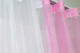 Комплект кухонних штор VR-Textil № 017к з підв'язками на карниз 1 - 1.5 м 265х170 см Рожевий з білим (50-020) - зображення 4
