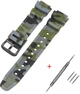 Ремешок для Casio G-Shock AQ-S800/AE-1200 Camo Green BK - изображение 1