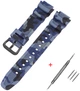 Ремешок для Casio G-Shock AQ-S800/AE-1200 Camo Dark Blue BK - изображение 1