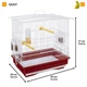 Клітка для птахів Ferplast GIUSY WHITE, 39*26*37 - изображение 2