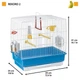 Клітка для птахів Ferplast REKORD 2 WHITE, 39x25xh41 см - изображение 2