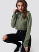 Худи женское NA-KD 1579-000003-0052 XL Хаки (7325941015429) - изображение 1