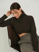 Свитер вязаный женский NA-KD 1720-000052-0017 XL Коричневый (7325944572530) - изображение 4