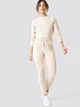 Свитшот женский NA-KD 1579-000055-0005 XL Бежевый (7325941192847) - изображение 3