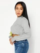 Худи женское NA-KD 1018-002579-4390 XL Серое (7325941615834) - изображение 3