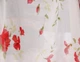 Ткань для одежды вискозный шифон цветы красные на белом фоне Karen Millen м пог AN 33 - изображение 2