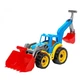 Трактор с двумя ковшами Голубой Технок (3671) - изображение 1