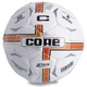 М'яч для футзалу Core Attack Grain 041 розмір №4 White-Orange - зображення 1