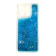 Чехол Glitter для Xiaomi Redmi 12C бампер силиконовый аквариум Синий - изображение 1