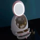 Шкатулка - органайзер для косметики и макияжа с LED зеркалом ( подсветка) - изображение 8