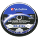 Dyski Verbatim BD-R DL 50GB 6x M-Disc Inkjet Printable Spindle 10 szt (0023942438472) - obraz 1