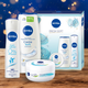 Набір косметики для догляду Nivea Fresh Soft Крем для обличчя, тіла та рук 100 мл + Гель для душу 250 мл + Дезодорант-спрей 150 мл (9005800361550) - зображення 6