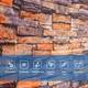 Самоклеюча 3D панель Sticker Wall пісковик катеринославська цегла 19600x700x3мм (3DPanda-1735) - изображение 5