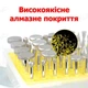 Набір алмазних насадок - 50 шт (фрези, шарошки) для Dremel / гравера - Ø3.17 mm - 120 Grit - зображення 14