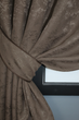 Комплект коротких штор VR-Textil Льон мармур Pavliani № 1372ш 130х170 см 2 шт Какао (35-0062) - зображення 4