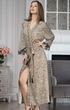 Элегантный длинный халат Mia-Amore 1269 L/XL Оливковый - изображение 2