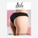 Трусики бразилиана женские Siela BRASILIAN BRIEFS L/XL Черные (4823116924109) - изображение 2