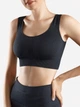 Бюстгальтер без кісточок Siela TOP RIBBED S/M Чорний (4823116924383) - зображення 1