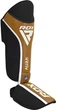 Защита голени и стопы RDX Shin Instep Aura Plus T-17 L Black/Golden (SGR-T17BGL-L+) - изображение 2