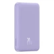 Павербанк Baseus Magnetic Mini Air 5000 mAh 20W с беспроводной зарядкой Qi 15W 2в1 Purple - изображение 3