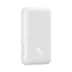 Павербанк з бездротовою зарядкою Qi 15W Baseus Magnetic Mini Wireless Fast Charge 2in1 6000mAh 20W 2.4A QC3.0+PD3.0 (P10059002223-00) White - изображение 11
