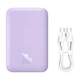 Павербанк с беспроводной зарядкой Qi 15W Baseus Magnetic Mini 6000mAh 20W 2в1 QC3.0+PD3.0 (P10059002513-00) Purple - изображение 9