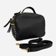 Torebka crossbody damska ze skóry naturalnej Laura Biaggi LB29-69 Czarna (5907648818880) - obraz 3