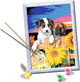 Malowanie po numerach Ravensburger CreArt Classic Puppies With Sunflowers 18 x 24 cm (4005556235698) - obraz 3