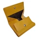 Гаманець маленький жіночий натуральна шкіра Genuine Leather жовтий 2206-037M-16 yellow - зображення 2