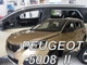 Дефлекторы окон (ветровики) HEKO для Peugeot 5008 2017+ 5D вставные 4 шт - изображение 1