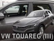 Дефлектори вікон (вітровики) HEKO для Volkswagen Touareg 2018+ 5D вставні 4 шт - зображення 1