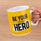 Кружка для чая большая "Be your own hero", 1000мл - изображение 2