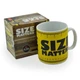Кружка керамическая подарочная "Size matters" 1000мл, Желтый - изображение 12