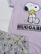 Піжама для дівчинки літня Lupilu PEANUTS 122-128 см фіолетова арт 4267 - изображение 2