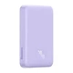 Павербанк BASEUS Magnetic Mini Wireless 10000mAh 20W с беспроводной зарядкой Qi 15W (PPCX110105) Purple - изображение 6
