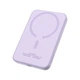 Павербанк BASEUS Magnetic Mini 5000mAh 20W с беспроводной зарядкой Qi 15W Purple (P10022107513-00) - изображение 1