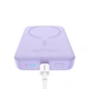 Павербанк Baseus Magnetic Mini Air Wireless Fast Charge Power Bank 10000mAh 20W с кабелем (P10059001513-00) Purple - изображение 3