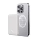 Павербанк Baseus Magnetic Mini Air Wireless Fast Charge Power Bank 10000mAh 20W с кабелем (P10059001223-00) White - изображение 2
