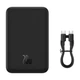 Павербанк BASEUS Magnetic Mini Wireless 20000mAh 20W с беспроводной зарядкой Qi 15W (PPCX150001) Black - изображение 2