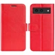 Классический чехол-книжка Deexe Wallet Style для Google Pixel 8A - Red - изображение 1