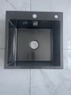 Мойка Kroner Schwarze 5050HM PVD + гибкий смеситель для кухни Kroner Küche - C031BLK в подарок (5050,24338) - изображение 2