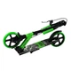 Складной двухколесный самокат с ручным тормозом и амортизатором Best Scooter Shark Серый с зеленым - изображение 7