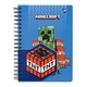 Записна книга блокнот YES Minecraft. TNT 2в1 В5+В10 80+20 аркушів клітинка карт. обкладинка подвійна cпіраль (151783) - изображение 1