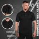 Тактическая футболка polo black XS - изображение 4