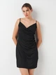 Платье вечернее короткое летнее женское H&M 1154864 S Черное (KZ2000001506141_KAY2000001506141) - изображение 1