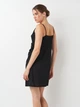 Платье вечернее короткое летнее женское H&M 1154864 S Черное (KZ2000001506141_KAY2000001506141) - изображение 2