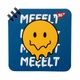 Записна книга блокнот YES Melt smile 110х110 мм 80 аркушів клітинка карт. обкладинка подвійна cпіраль (151815) - изображение 1