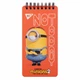 Записна книга блокнот YES Minions 80х160 мм 60 аркушів лінія карт. обкладинка подвійна cпіраль (151769) - изображение 1